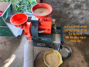 Máy xát gạo mini