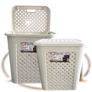 BUY 1 TAKE 1 UNIPLUS Aesthetic White Laundry Basket