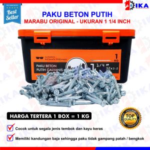 PAKU BETON MARABU / PAKU BETON GALVANIS MARABU PUTIH / PAKU BETON BAGUS 1 2 3 4 INCH