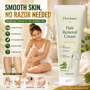 Gentle Permanent Hair Removal Cream Hair Removal Cream Women Men Body Hair Remover Sensitive Skin Care Formula Smooth Finish Daily Beauty Care Product Easy Home Application