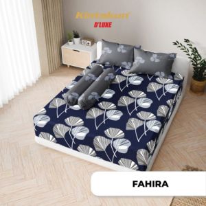 Sprei Kintakun Deluxe Ukuran160x200 Queen Tinggi 25 Fitted