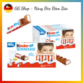 Schokolade Kinder - Kẹo socola nhân sữa thơm ngọt, hộp 8 thanh, 100gr.. 