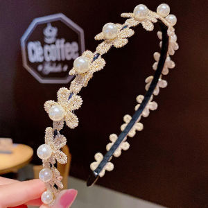 Bờm tóc cho bé băng đô cài tóc hoạ tiết nhựa dẻo phong cách tiểu thư đáng yêu dành cho bé từ 2 tuổi BB07