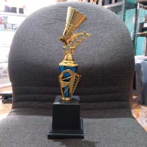cod Piala Lomba Juara 1 2 3 4 (kok raser body biru) "costum" (bisa satuan juga) & free sticker