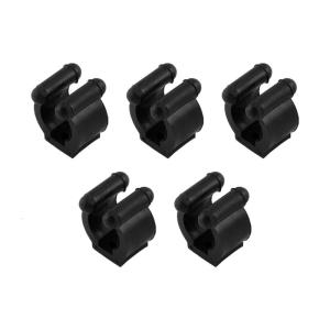 5Pcs Wall Mounted Fishing Rod Storage Clip Holder Clamp Billiard Cue Organizers Fishing Poles Holder Storage Rack