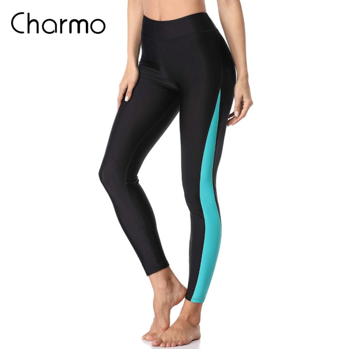 Charmo Swimming Pants for Women High Waisted Swim Pants Swim Leggings Swim  Tights S-3X Lazada PH