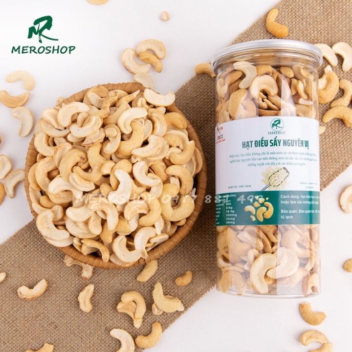 500GRAM ĐIỀU SẤY NGUYÊN VỊ KHÔNG LỤA KHÔNG MUỐI HẠT VỠ ĐÔI | Lazada.vn