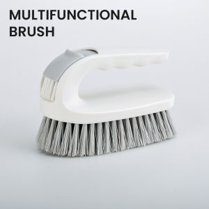 2 in 1 Household Cleaning Brush Flexible Hard Bristles For Shoes Bathroom Tiles Sink Floor Carpet
