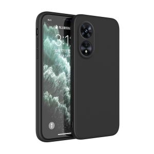 Soft Case Kompatibel Untuk Oppo A17 Liquid Silikon Slim Candy Macaron Bludru