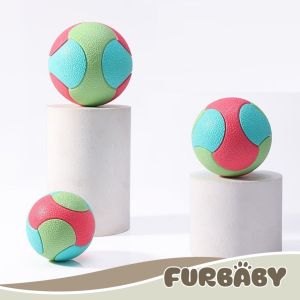Mainan Bola Rainbow Ball Anjing Kucing TPR Durable Karet Interactive Chew Pet Ball