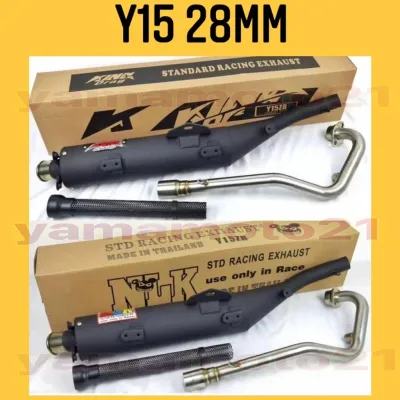 NLK Exhaust Y15ZR Cutting Standard 28mm 32mm NLK Exhaust YAMAHA YSUKU Y15 Y15ZR 28mm EKZOS EXZOS MUFFLER PIPE RACING STD