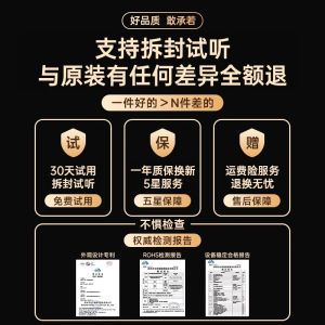 Bluetooth Headset 2025 New genuine true wireless in-ear noise-canceling earbuds with long battery life for men and women