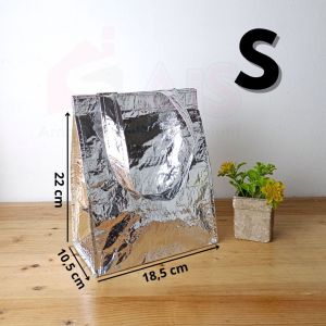TAS JINJING INSULATED COOLER BAG TOTE BAG INSULATED TAS BEKAL TAS KUE TAS ALUMINIUM
