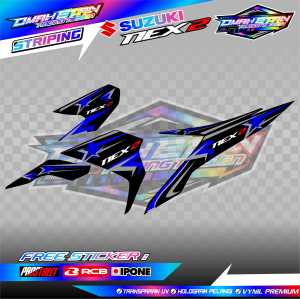 STRIPING VARIASI MOTOR SUZUKI NEX 2 / STICKER LIST MOT0R SUZUKI NEX 2