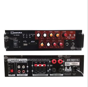 Sakura AV-993UB 5 Channel USB Karaoke Amplifier (Black)