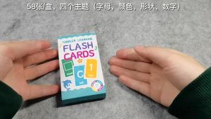Kad Pembelajaran Learning Flash Cards Educational Cards for Kids 2-4 Years ABC Numbers Colors Shapes
