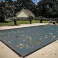 【Customizable】Swimming Pool Cover Mesh Screen Pool Cover Rectangular Leaf Net In Ground Pool Cover Fine Swimming Woven Polyethylene Material Lightweight And Easy To Store For Catching Leaves grand. 