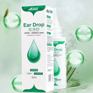 Bundle Dorrikey Pet Ear Hair Removal Pet Hair Plucking Powder With Ear Cleaning Tweezers And Borammy Ear Drops 60ml