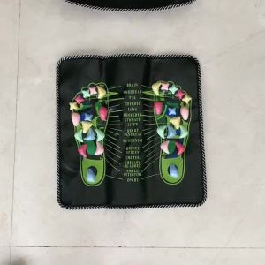 New 35cm Foot Reflexology Mat Walking Stone Acupoint Massager Pad Feet Pain Relieve Cushion Health Care Acupressure Sports Tool