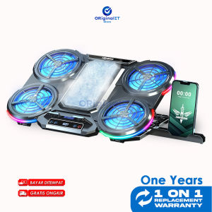Kipas Laptop Alas Pendingin RGB Thermoelektrik Nemesis X11 Cooling Pad Gaming