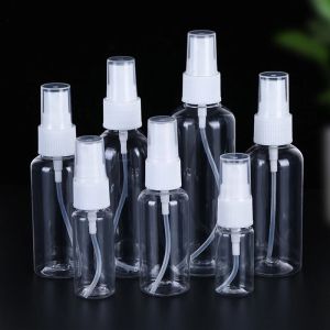 30ML/50ML/100ML PET PLASTIC SPRAY BOTTLE Fine Mist Clear Spray Bottle Disinfection Small Spray Can Travel Dispenser Bottle Alcohol Cosmetics Spray Bottle Portable Empty Bottle