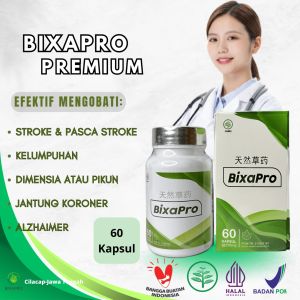 BixaPro Obat Stroke Herbal Premium Paling Ampuh 11x Lebih Efektif Asli Bergaransi