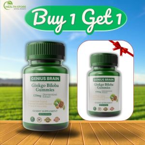 (Buy 1 get 1) Ginkgo Bibola Gummies Improves Blood Circulation to the Brain Reduces Headaches Enhances Memory