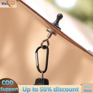 【Vodool Auto Center】 Multifunction Mountaineering Buckle Aluminum Alloy Magnet Hanging Buckle D Type Mini Portable EDC Climbing Tools Outdoor Survival Tools