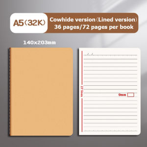 【SG Stock】Eco-Friendly Kraft Paper Notebook, Softcover for University & Office Use Classic Brown Retro Style