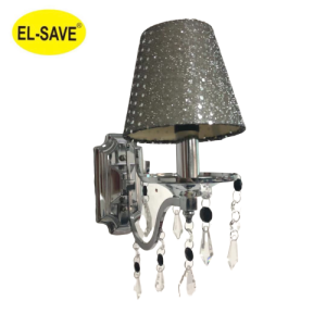 Elegant Crystal  Lampshade Wall Lamp Indoor Wall light Decoration Light Designer Light living room Light bedroom staircase chandelier wall light Silver E14 Holder Lampu Hiasan Rumah Dinding Lampu Ruang Tamu Lampu Bilik Tidur Lampu kristal dinding