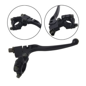 Motorcycle ATV Handlebar Assembly with Mirror Mount and Lever Bracket