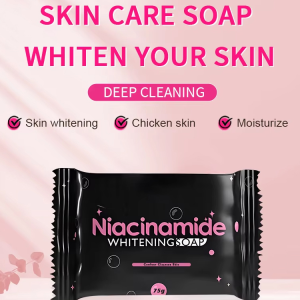 Niacinamide Whitening Soap Milk Silk Essence Soap Removing Melanin Handmade Body Soap Deep Cleansing Exfoliator Body Wash Bath Soap Bleaching Whipped Soap烟胺美白皂