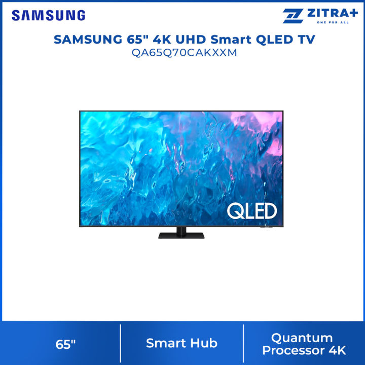SAMSUNG 65" 4K UHD Smart QLED TV QA65Q70CAKXXM Tizen™ Smart TV 