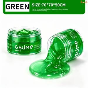 [SG Seller]Clear Crystal Clay Slime Non Toxic Stretchable Jelly Mud Fun DIY Fidget Stress Relief Toy for Children Play