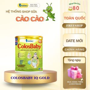 Colosbaby IQ Gold L800g Sữa công thức bé thông minh miễn dịch. Vitadairy.
