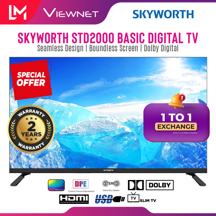 SKYWORTH STD2000 2K Pro Theatre Full HD FHD LED TV (32