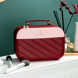 Túi Đựng Mỹ Phẩm Siêu Xinh Túi Đựng Đồ Trang Điểm Hộp Đựng Đồ Makeup Siêu Sang Da PU Cao Cấp