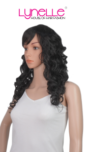 Lynelle Wig: Synthetic Long Layered Tight Curls in Jet Black CODE: 9605B-1B