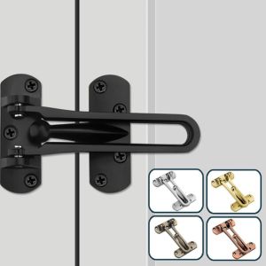 CINDYKHBKJ Clasp Lock Door Buckle Catch Anti-theft Door Lock Buckle Strong Heavy Duty Safety Door Chain Lock Home