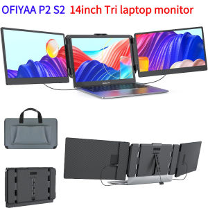 [Easybuy88] 14inch OFIYAA P2 Portable Laptop Monitor S2 Portable Monitor For Laptop Screen Extender Portables Dual Monitor Video Visualizer Laptop Screen Fhd 1080p Ips Supported Type-C Windows/mac/linux/ps5