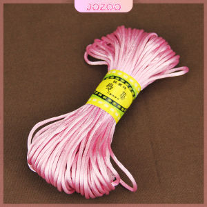Jozoo 2.5mm Width Polyester Braided Long Rope DIY Chinese Knot Weaving 20m/bundle