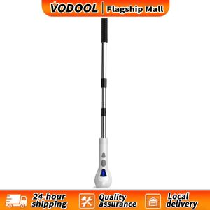 【Fast delivery】 Household Cleaning Brush with 8 Replaceable Brush Portable Power Shower Brush for Bathroom Bathtub Kitchen Tile Floors