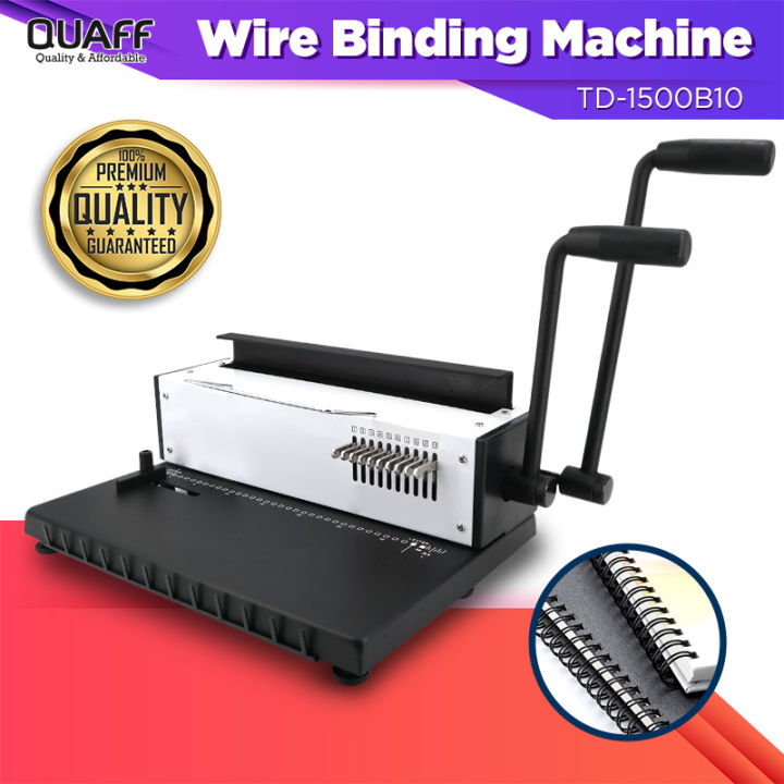 QUAFF Wire Binding Machine A4 (TD1500B10) Lazada PH