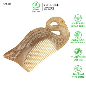 [FREESHIP MAX]Lược sừng cao cấp Thiên Nga biểu tượng tình yêu & thuỷ chung [COL111]
