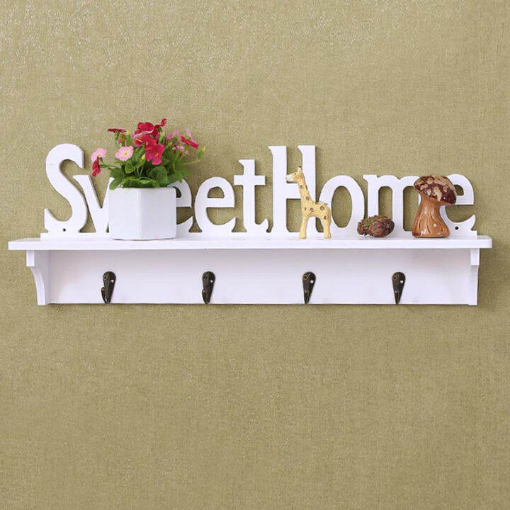 Living room corner wall hanger waterproof lettering carved wall hanger ...