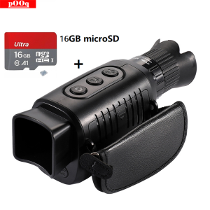Handheld monocular high-definition 5x zoom infrared night vision telescope digital night vision device can take pictures and videos