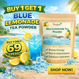 BUY 1 GET 1 -  BLUE LEMONADE TEA POWDER 250G Refreshing Cool Citrus Drink & Vitamin C Drink