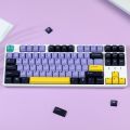 [Keycap only】Gmk Taro Keycap hoa oải hương tím Key Cap 129 Phím Cherry Hồ Sơ PBT Năm Mặt Thăng Hoa Keycaps Cho công tắc Cherry MX Trò Chơi Bàn Phím Cơ Keychron/Rk61/Gk61/Anne Pro 2. 