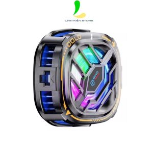 Quạt tản nhiệt điện thoại X76A / X76A Pro - Phụ kiện gaming có Led RGB và màn hình hiển thị nhiệt độ