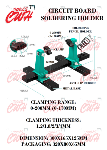 Adjustable Circuit Board MOTHERBOARD PCB Soldering WELDING Holder Assembly Stand PCB Welding Bracket CWH TOOLS SDN BHD CWH TOOLS TRADING CWH GROUP
